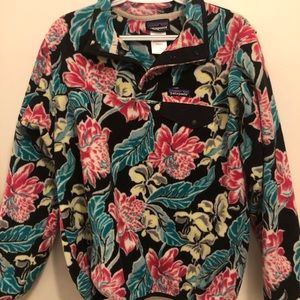 Women’s Floral Patagonia Synchilla Fleece